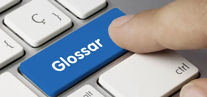 Kachel Glossar | VFE e.V. Kachel Glossar