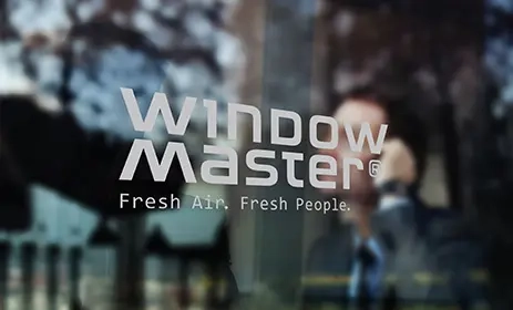 VFE Mitglied WindowMaster GmbH Logo auf Glas