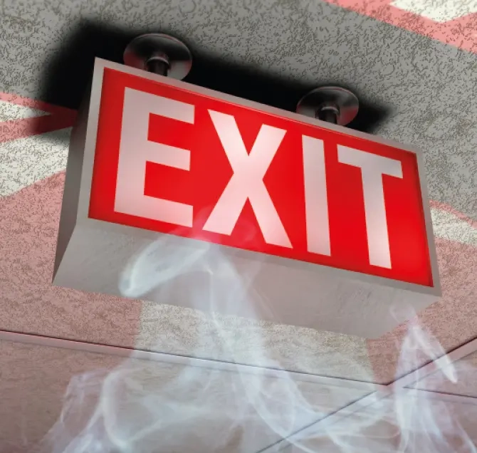 Exit Schild