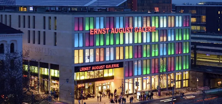 VFE Referenzen, Referenzprojekt Ernst August Galerie